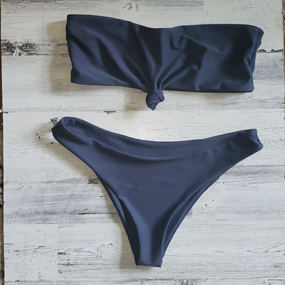 Zaful strapless bikini